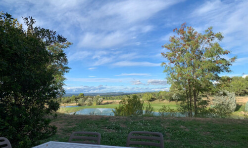 La vue sur le Golf de la Cabre d'Or
