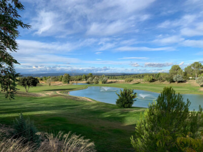 La vue sur le Golf de la Cabre d'Or