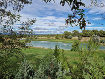 La vue sur le Golf de la Cabre d'Or